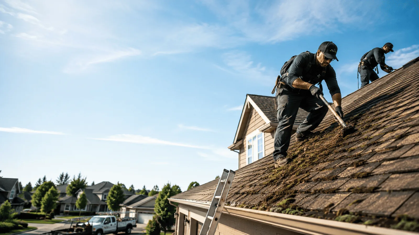 Roof Moss Removal in Bristol, RI near me